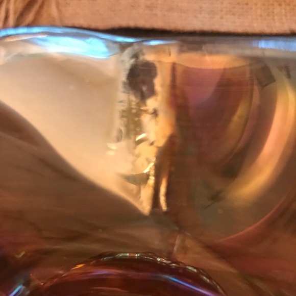 Vintage Imperial Glass Marigold Carnival Glass Compote Bowl - Picture 9 of 10